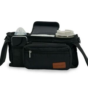 Momcozy Black Organizer Stroller Caddy Bag - NWT